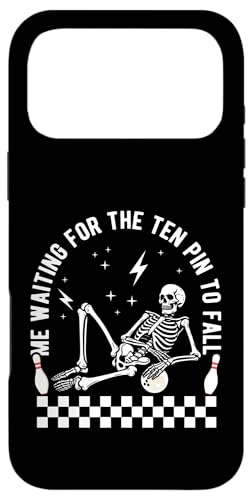 Skeleton Me Waiting for The Ten Pin to Fall �{�E�����O�T�X�y���X �X�}�z�P�[�X iPhone 17 Pro Max �p