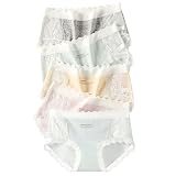 [ZeoYoee] ショーツ レディース レース パンツ レディース 下着 食い込まない 蒸れない かわいい 通気性 5枚セット 響かない 軽やか 綿 吸湿 抗菌 伸縮 吸汗 パンティ おしゃれ かわいい