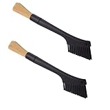 2 Pack Coffee Machine Cleaning Brush, Removable Dual Purpose Dusting Espresso Grinder Brush Accessor