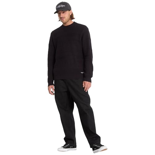 Pull Volcom Dreamdeker Sweater L pour homme en maille décontractée