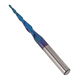 Jiawu Tapered Ball Nase End Mill Legierung 3D -Schnitzbit für CNC -Fräser, Schnelle Chipentfernung für Edelstahl und Hartholz für Professionelle Werkzeugmaschinenworkshops