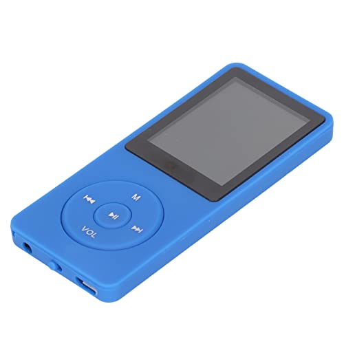 CCYLEZ MP3 Player, Portable Rechargeable 64GB Music Player with Video/Voice Recorder/FM Radio/Photo Viewer/E Book Player for Going Out, Traveling and Entertainment, for Kids (Dark Blue)
