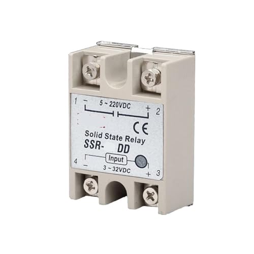 Relais monophasé SSR-10DD silencieux pour gestion d'énergie domestique DC
