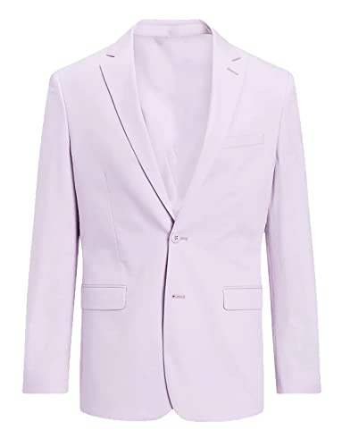 Men's Two Buttons Notch Lapel Blazer Coat Business Party Wedding Daily Suit Jacket