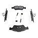 Front and Rear Brake Pads - Disc Brake Pad Set Replacement for Mercedes-Benz GL450 2009 4.7L V8, for Mercedes-Benz G65 AMG 2017 6.0L V12