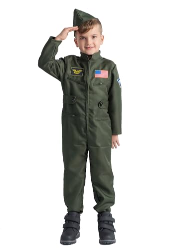 Disfraz Piloto de Combate para Niños miniatura 1