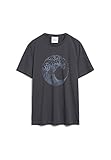 armedangels jeans Lieferstop: false ARMEDANGELS JAAMES Ocean - Herren T-Shirt aus Bio-Baumwolle XXL Acid Black Shirts T-Shirt Regular fit
