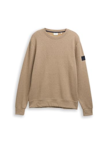 TOM TAILOR - TOM TAILOR 1047803 Maillot de survêtement, 38874-Palm Cashmere Structure, L Homme