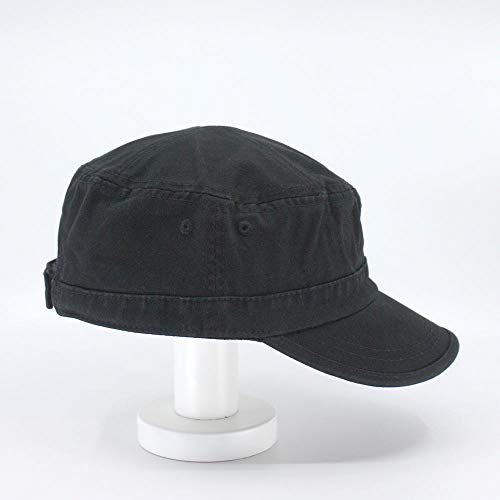 Image of The Vintage Year Heavy Stitching Washed Cotton Cadet Hat - Durable Military Baseball Cap for Men & Women, Outdoor Casual Wear