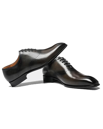 Men's Dress Shoes - Minimalist Cap Toe Oxford in Genuine Leather | Sleek Dress Shoes for Business 662924