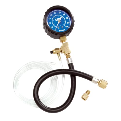 OTC 5630 Fuel Pressure Test Kit - Quickly and Easily Locate Malfunctioning Fuel System Components, including Filters, Pressure Regulators, Lines, and Pumps without Removal from the Vehicle by OTC - Used condition - US$53.48