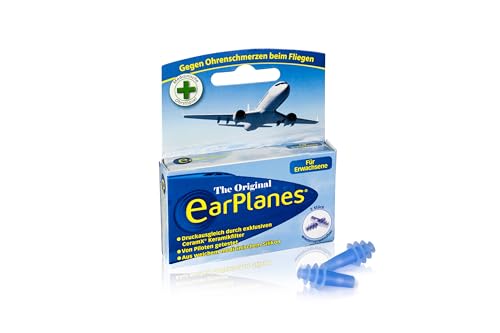 EarPlanes Erwachsene – Ohrstöpsel zum Druckausgleich