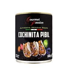 GOURMET PASSION Relleno Cárnico Para Tacos Cochinita Pibil, Listo para Comer, País de Origen: España, 300g