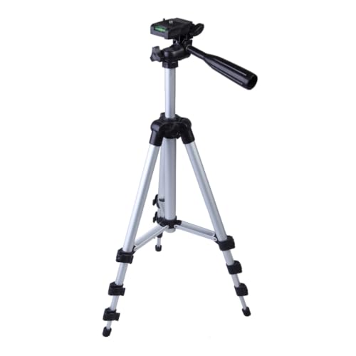 Soporte de trípode universal de aluminio ligero con rotación estable para cámara