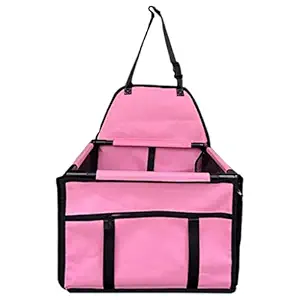 Indy Mall Pet Car Booster Seat Carrier Cats Portable Dog Car Seat Pink