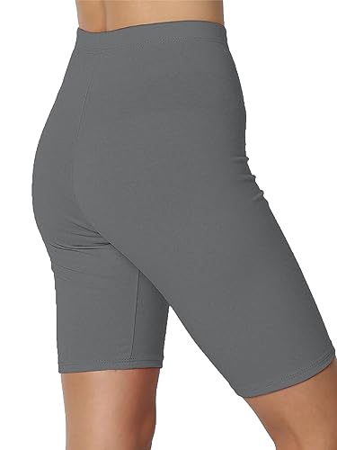 Image of KYDA Women's Anti Bacterial Cycling Shorts, Under Skirt Biker Shorts, High Waist Stretchable Yoga Shorts & Gym Workout Skin Fit Shorties
