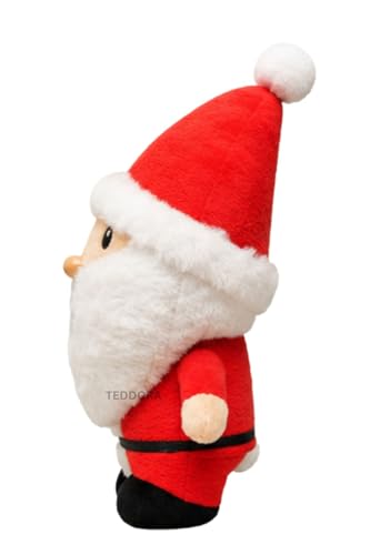 Image of Santa clauss Soft Toy for Girls Boys Kids,Red,Mini Plush Stuffed Baby Teddy Gift Birthday, 20 cm
