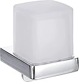 emco TREND Seifenspender mit Stülpbecher zur Wandmontage, Wandseifenspender aus Metall und...