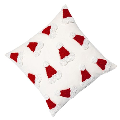 Housse de coussin Noël douce Yuletide Célébration lavable pour lit - 6
