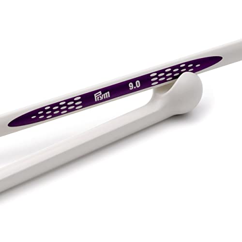 190 312 Prym Single-Point Ergonomic Knitting Needle 9mm/30cm, White - Image 3