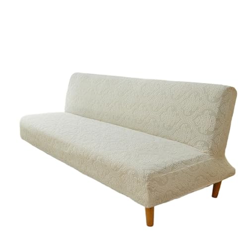 SparklWLeaf Funda para sofá sin Brazos Pattern Splashproof Jacquard Sofa Bed Cover Stretch Futon Slipcover for Living Room(Color 2,S)
