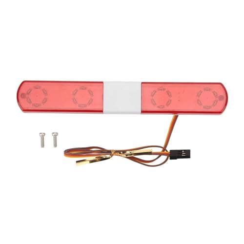 LED PoliceRotating Flashing Light for RC ModelPolice Firefighting Ambulance Car Lighting 145x22x12mm...