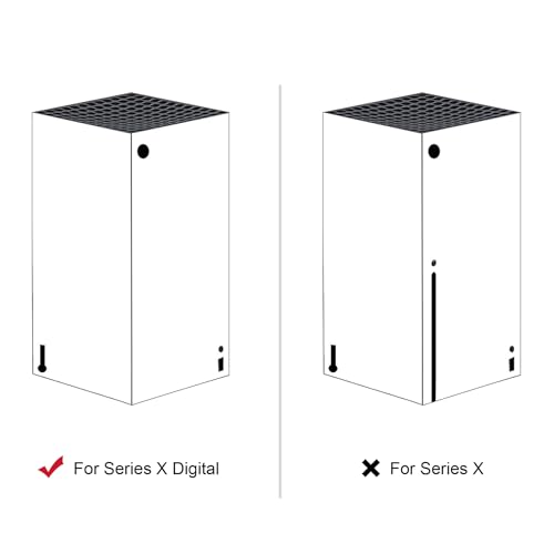 Skin Wrap Compatible with Xbox Series X Digital (Black) by CXWITHY - Used condition - Image 2