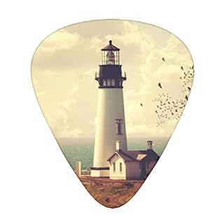Old Lighthouse Lot de 3 médiators en celluloïd coloré pour guitare basse, amateurs de musique, lecteurs de guitare, guitares électriques et acoustiques 0,46 mm, 0,71 mm, 0,96 mm - Les Beatles, Paul McCartney, John Lennon, RIngo Starr, George Harrison