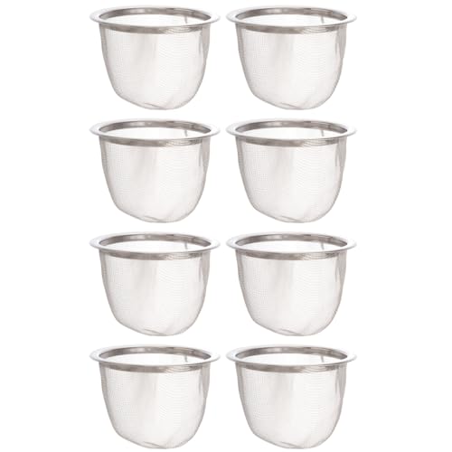DOITOOL Stainless Steel Tea Strainer for Teapot Mesh Filter Insert 2.6 Inch Reusable Tea Infuser for Loose Leaf Brewing at Home and Parties