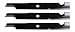 3 Pack 20.5" Exmark 103-6383 High Lift Lawn Mower Blade Fits Lazer Z & Ultra Cut