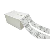 4x6 (100x150mm) Fanfold Direct Thermal Shipping Labels (2 Stacks | 4000 Labels)