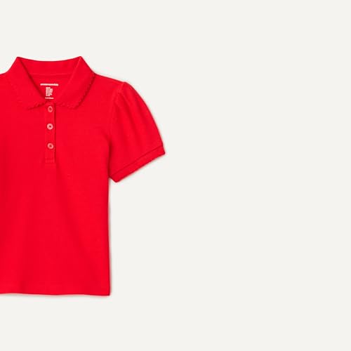 Image of Amazon Essentials Girls and Toddlers' Uniform Pique Polo Shirt