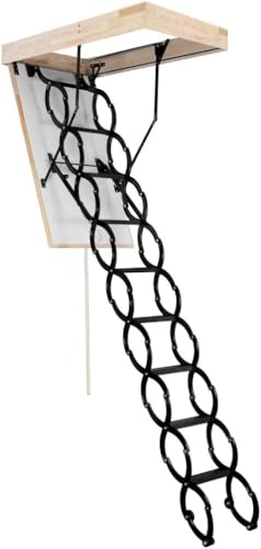 OMAN Bodentreppe 'Flex Termo' - Scherentreppe aus Metall (110 x 70)