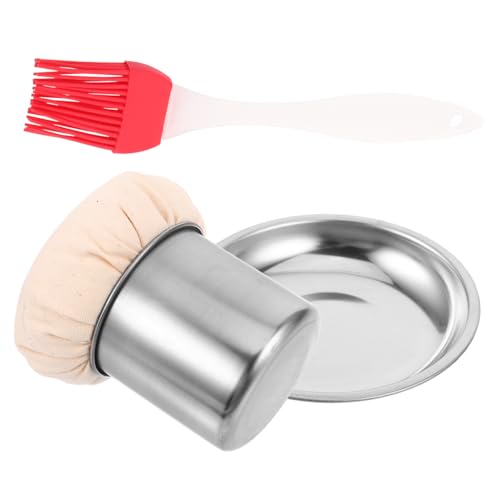 FUNOMOCYA 1set Oil Wiper Basting Brush for Pancakes Eggs Grilling Cooking Oil Brush Ergonomic Handle Versatile Kitchen Tool for Bbq Baking