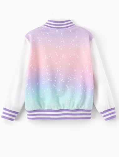 Image of Disney Girl & Boy Varsity Bomber Jacket Fall Sweatshirt Toddler to Big Kid