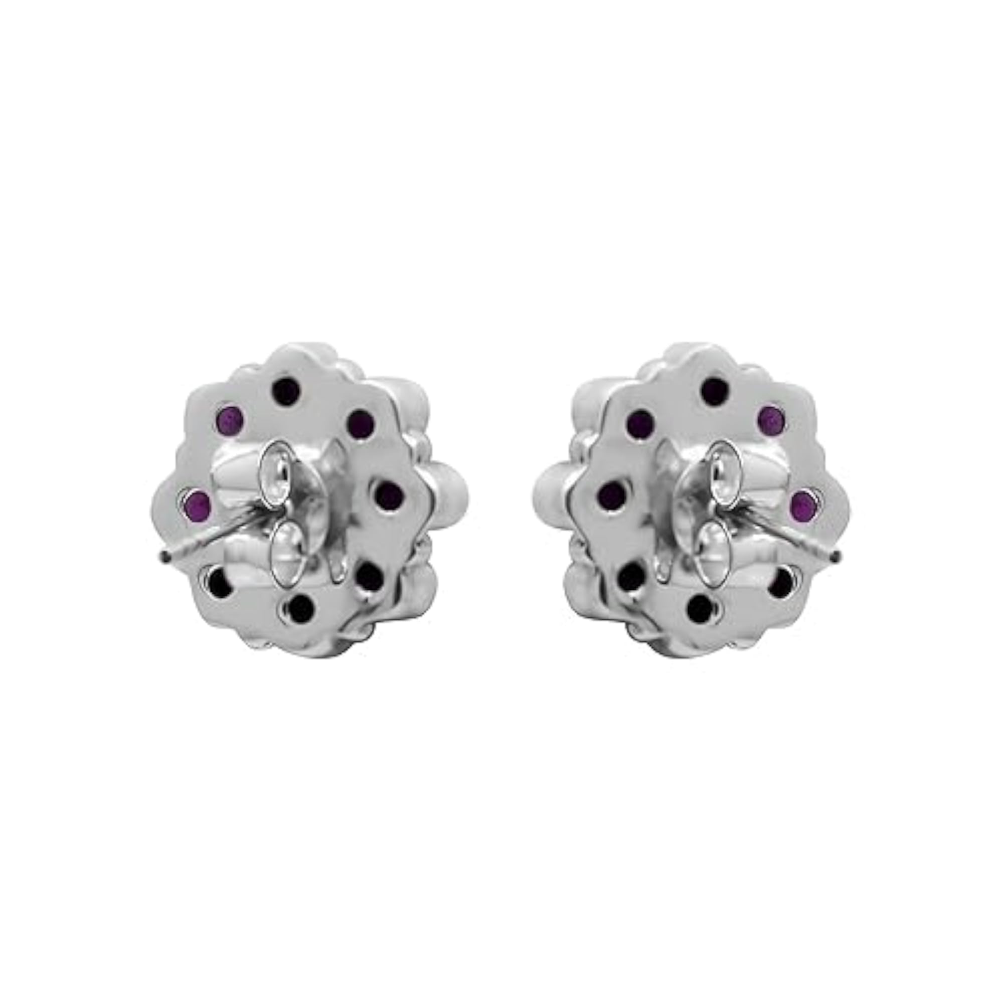 Women's 925 Sterling Silver Ruby Gemstone Earrings, Gift for Mother's Day
