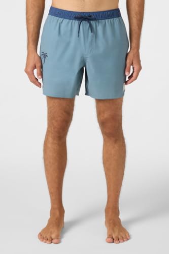 O'NEILL Men's OG Solid Scallop 16" Volley Boardshorts – Quick-Dry, Stretch Fabric, Swim & Surf Trunks3