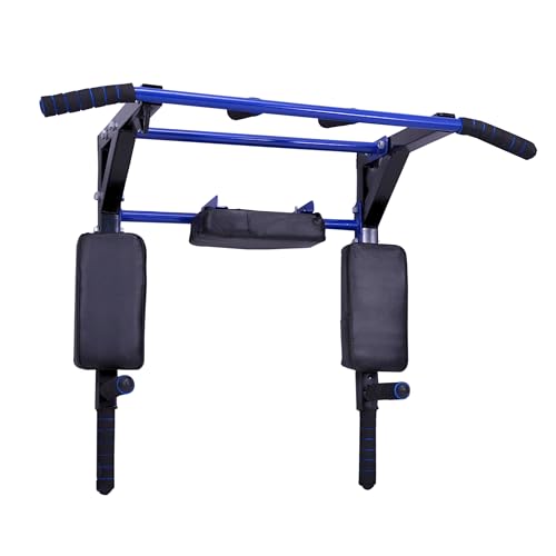 Image of Bullar Wall mount pull up bar, 3 in 1, dips station, home gym equipments, height increasing equipments for men,kids and women