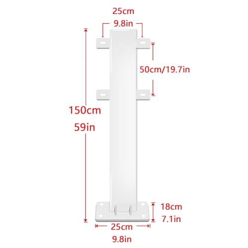 Support de recharge extérieur pour fixer votre borne sans mur - 3