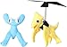 Blue Looky Rainbow Friend Chapter 2 Stuffed Toy, Stuffed Animals Blue and Yellow Plush Dolls Gift for Children 9.8 inches (Cyan)