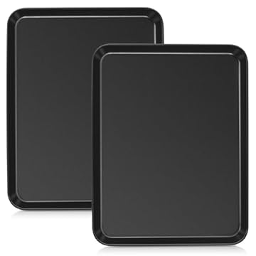 Joyfair 2 teglie antiaderente in acciaio inox (2, 40 x 30 x 2,5 cm)