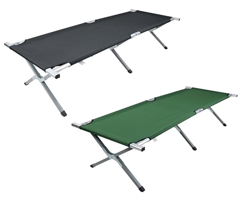 VCM Tosali M - Tumbona plegable (aluminio, 190 cm), color verde