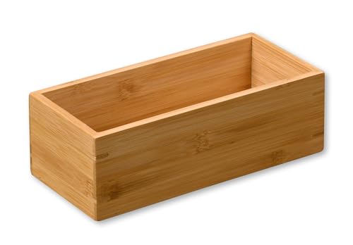 Kesper Aufbewahrungsbox aus Bambus, Farbe: Braun, Maße: 24x11x8 cm, 57404