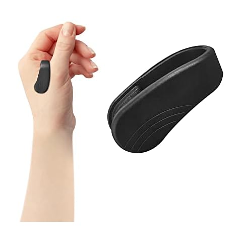 Rhorawill Acupressure Clip Wearable Hand Clip Device Can Relieves Natural Headaches, Migraine, Tension and Anxiety, Acupressure Clip Support Acupressure Relaxation, Stress Alleviation (Black) Cover