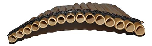 Beginner Bamboo Pan Flute + Easy Tuning Stick (With Marks) + Case #TOP3