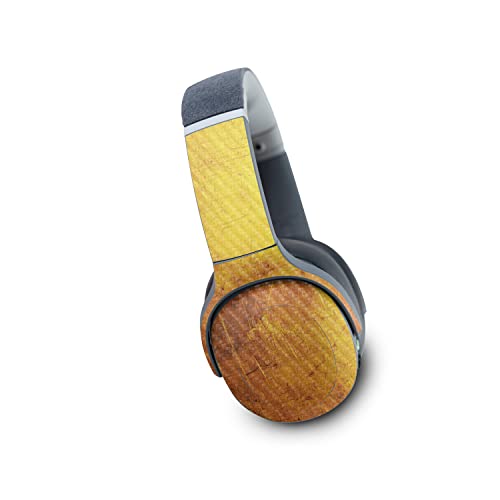 Image of MightySkins Carbon Fiber Skin Compatible with Skullcandy Crusher Evo Wireless - Textured Gold | Protective, Durable Textured Carbon Fiber Finish | Easy to Apply | Made in The USA