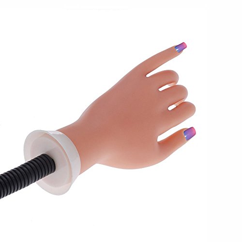 Cisixin Nail Hand Praxis Modell,Praxis Hand Übungsfinger Modell für Maniküre