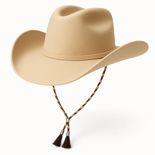Image of Gamboa 100% Leather Hat Chin Strap for Men and Women Removable Hat Chin Cord for Cowboy and Sun Hats