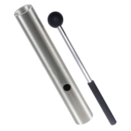 Alasum 1 セット フーターズ 木琴 たる ティンパニマレット ギグ スチールタンドラムマレット チューニングパイプ 合金管楽器 パーカッションおもちゃ 面白い楽器 室内用楽器 ゴム