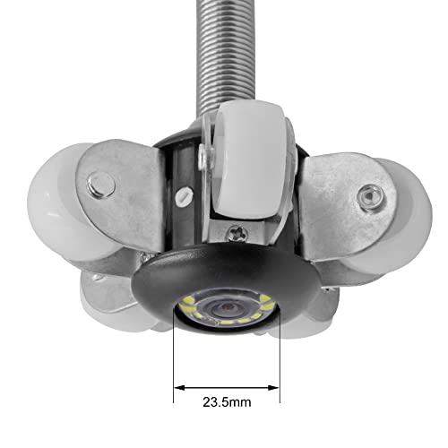 Ersatzteil - Führungsrader für Rohrkamerasonde, Rohrkamerariemenscheibe für Kanalkamerasonde, Geeignet für Rohrkamera Sonde mit 22 und 23 mm Durchmesser, Außendurchmesser 90 mm